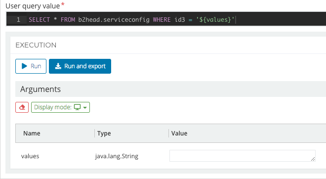 Stored procedures parameters