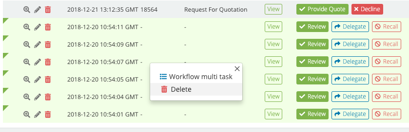 Workflow Tasks multi-delete
